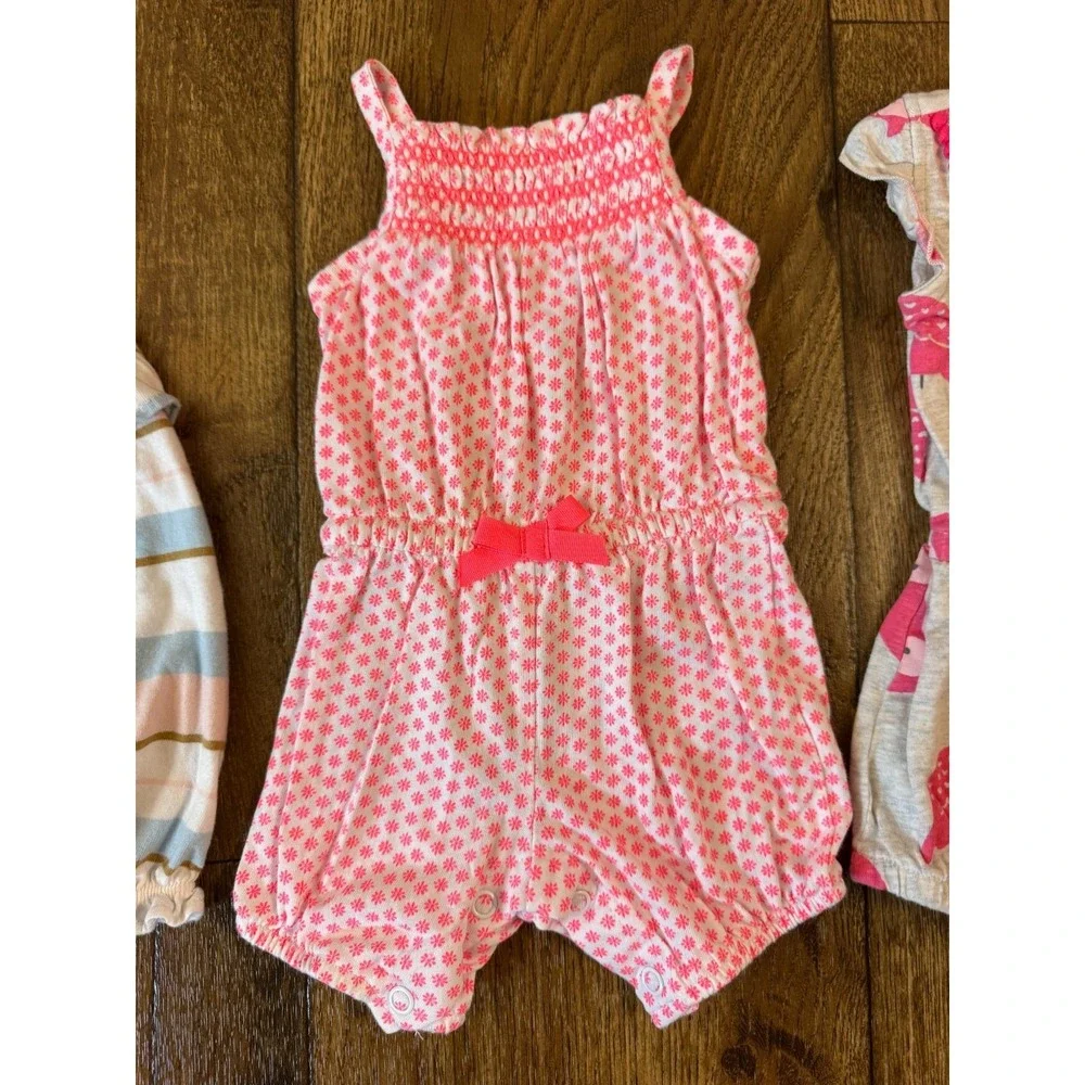 Carters Baby Clothes Girl Newborn‎ Bundle Summer Rompers One Pieces Outfits Bird